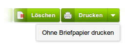 Rechnung drucken mit oder ohne Briefpapier